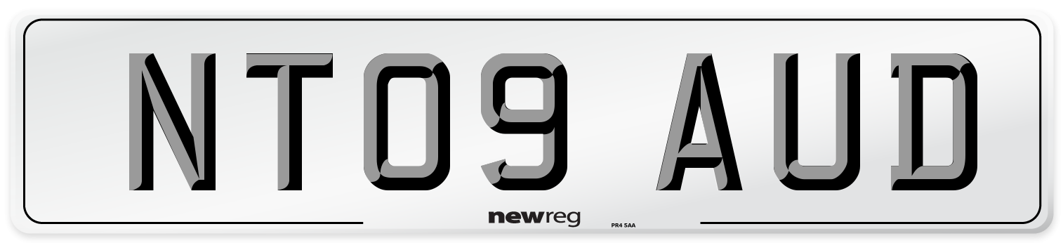 NT09 AUD Number Plate from New Reg